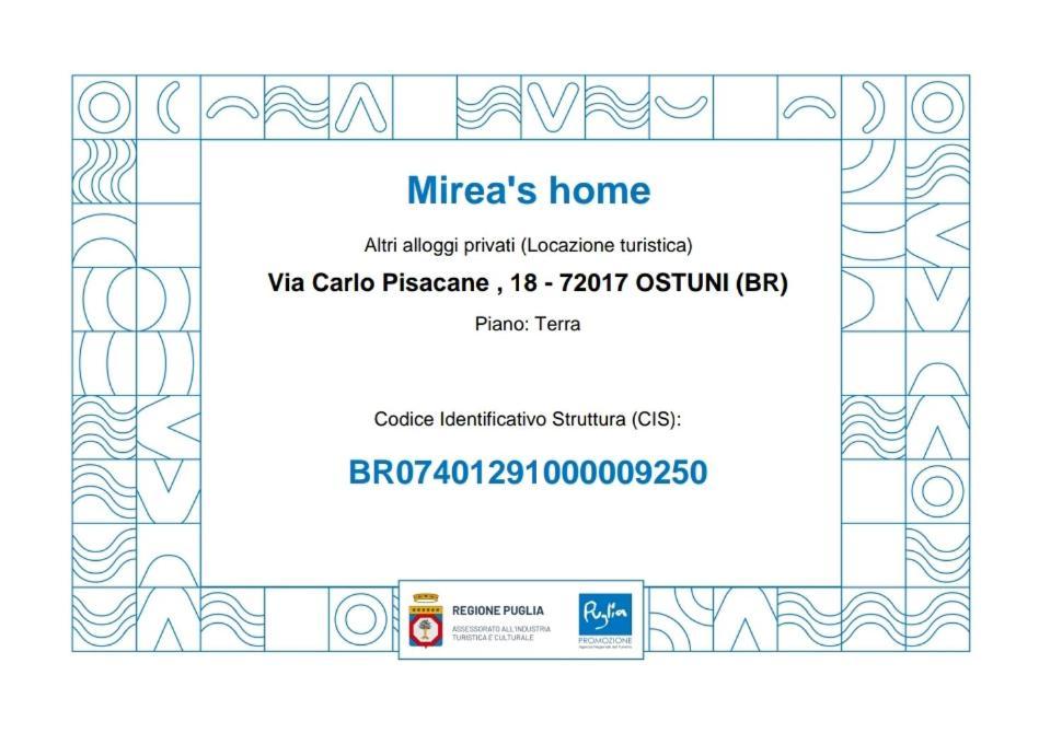 Mirea'S Home Ostuni Exterior foto